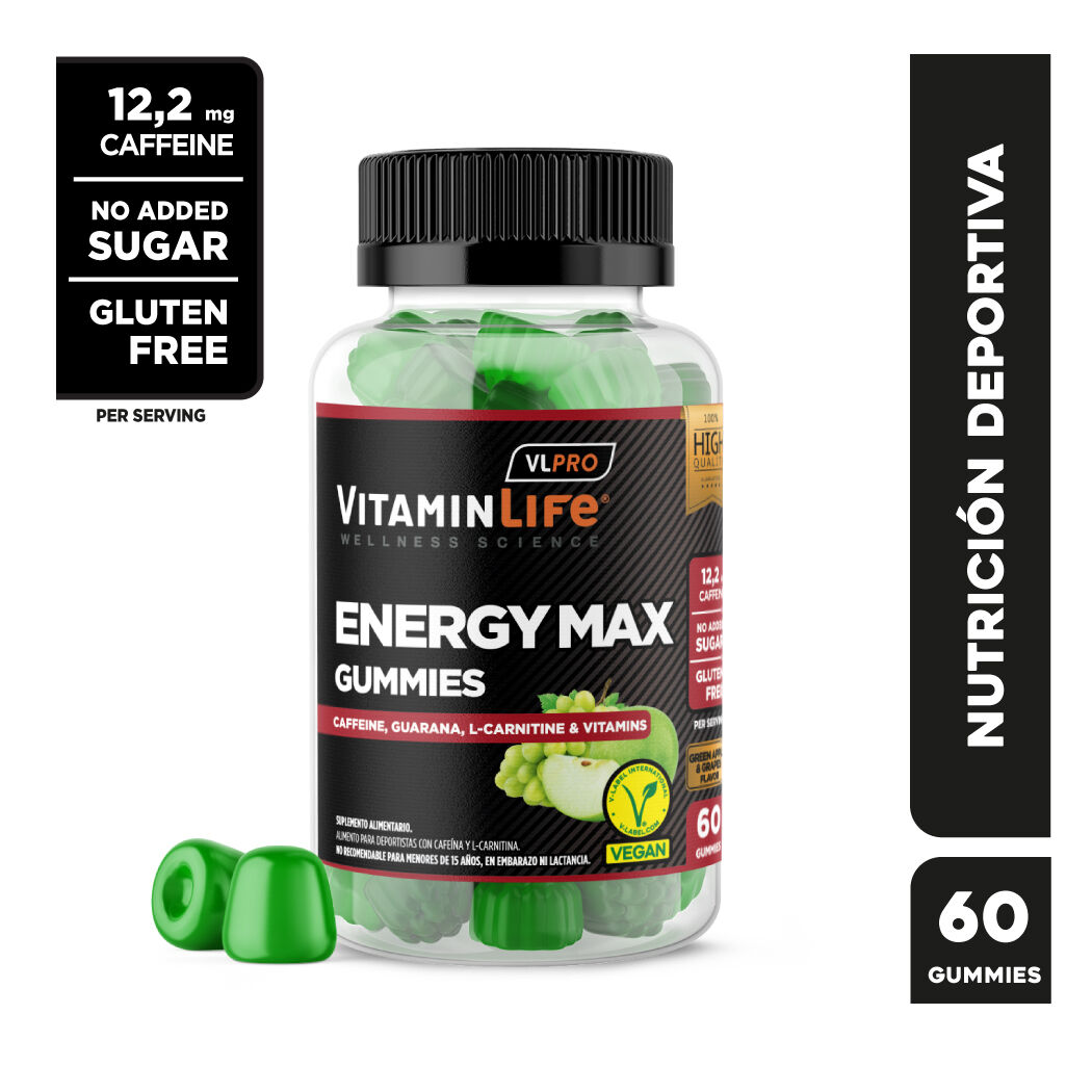 VitaminLife Gummies Energy Max 60 Gomitas