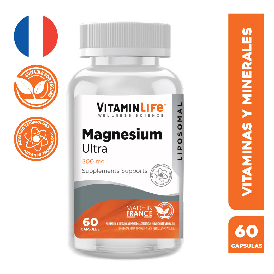 VitaminLife Magnesium 300mg Liposomal 60 Cápsulas