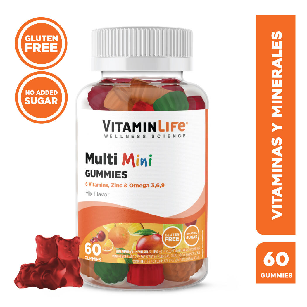 VitaminLife Multivitamínico Mini 60 Gomitas
