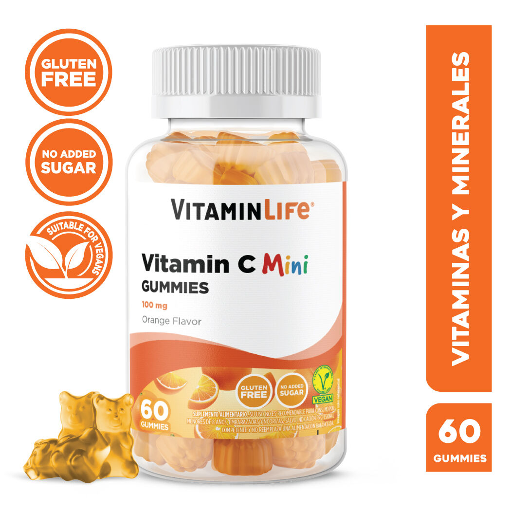 VitaminLife Gummies Vitamina C Mini 60 Gomitas