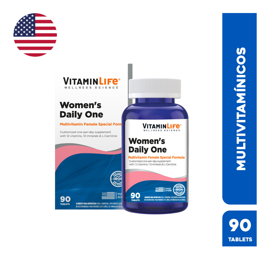 VitaminLife Multivitamínico Women's Daily One 90 Cápsulas