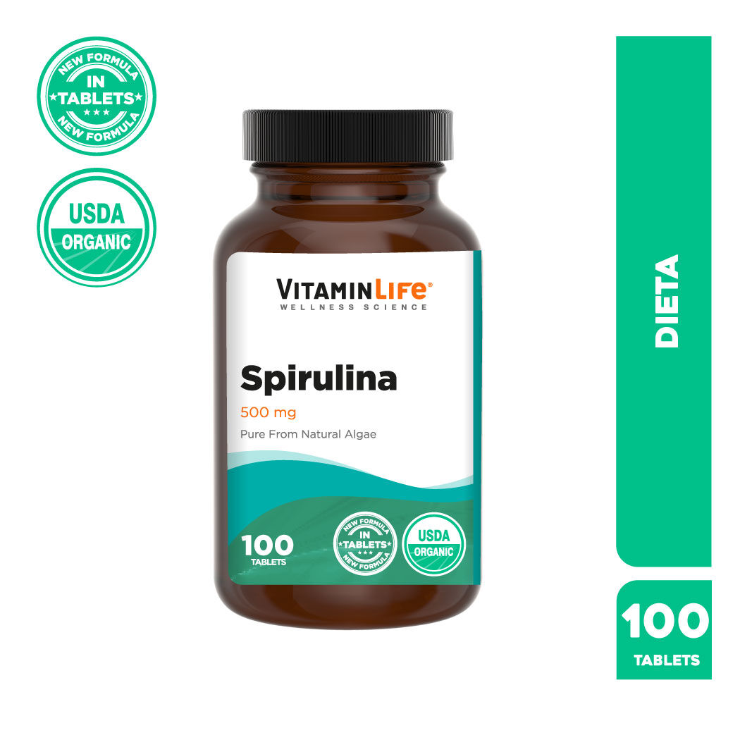VitaminLife Espirulina 500mg 100 Cápsulas