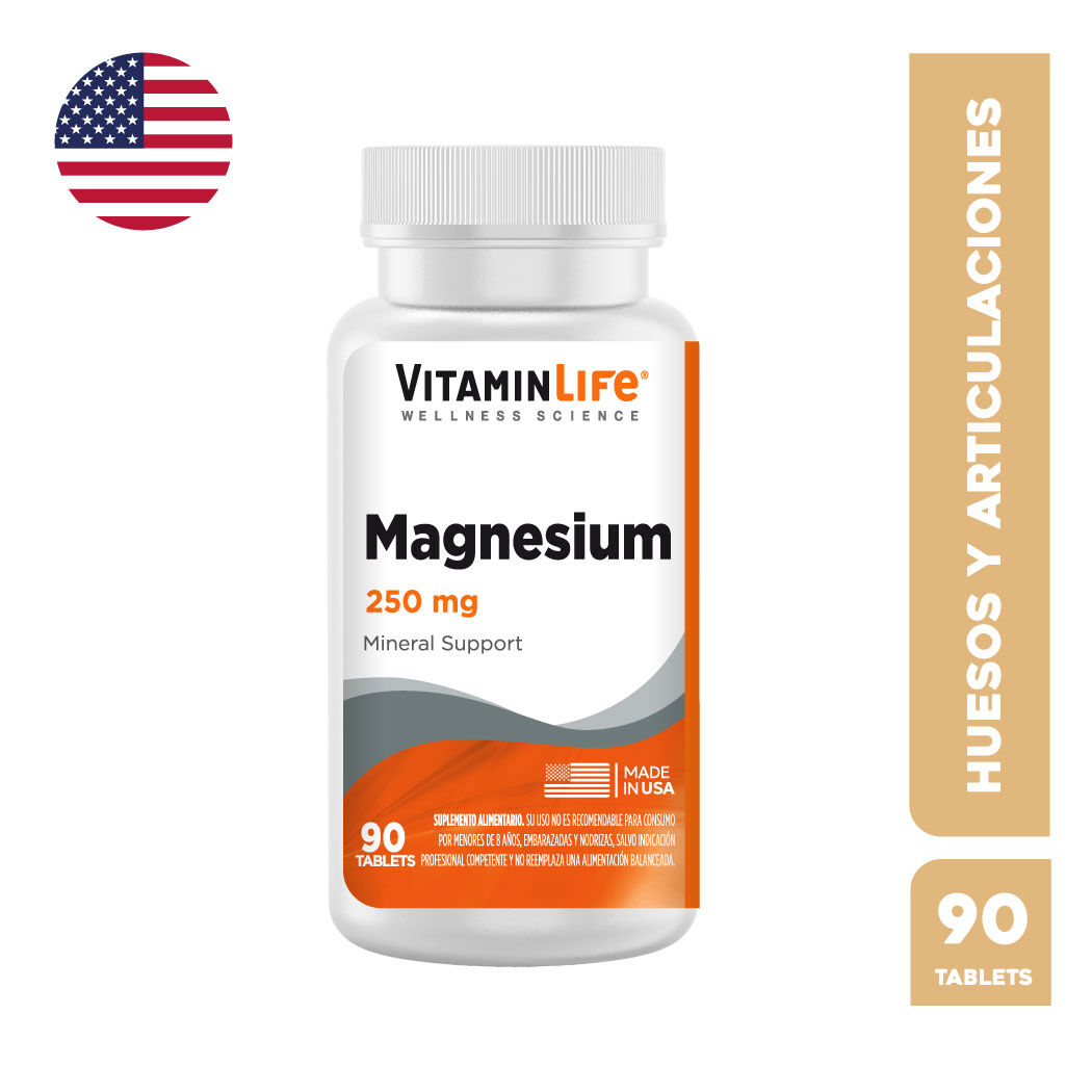 VitaminLife Magnesium 250mg 90 Cápsulas