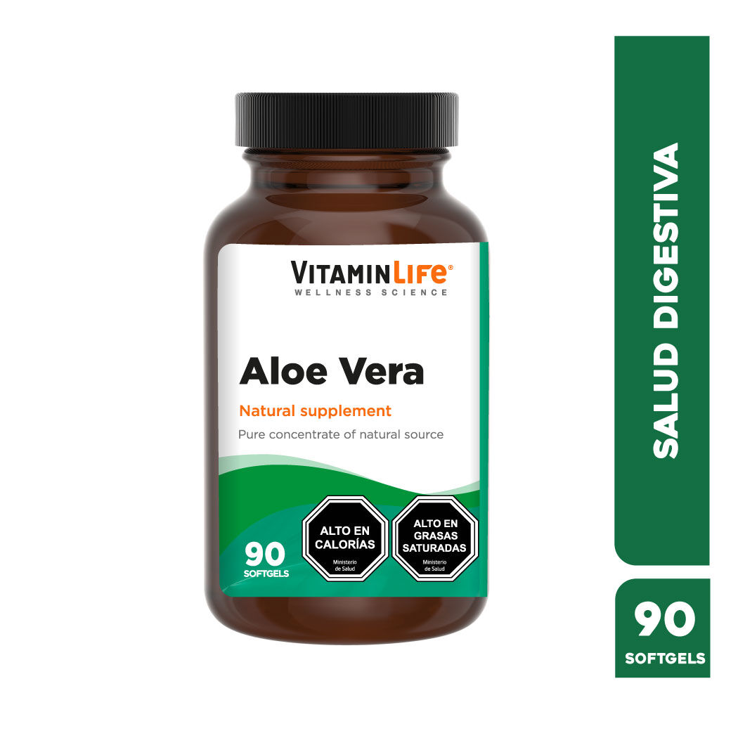 VitaminLife Aloe Vera Gel 90 Cápsulas