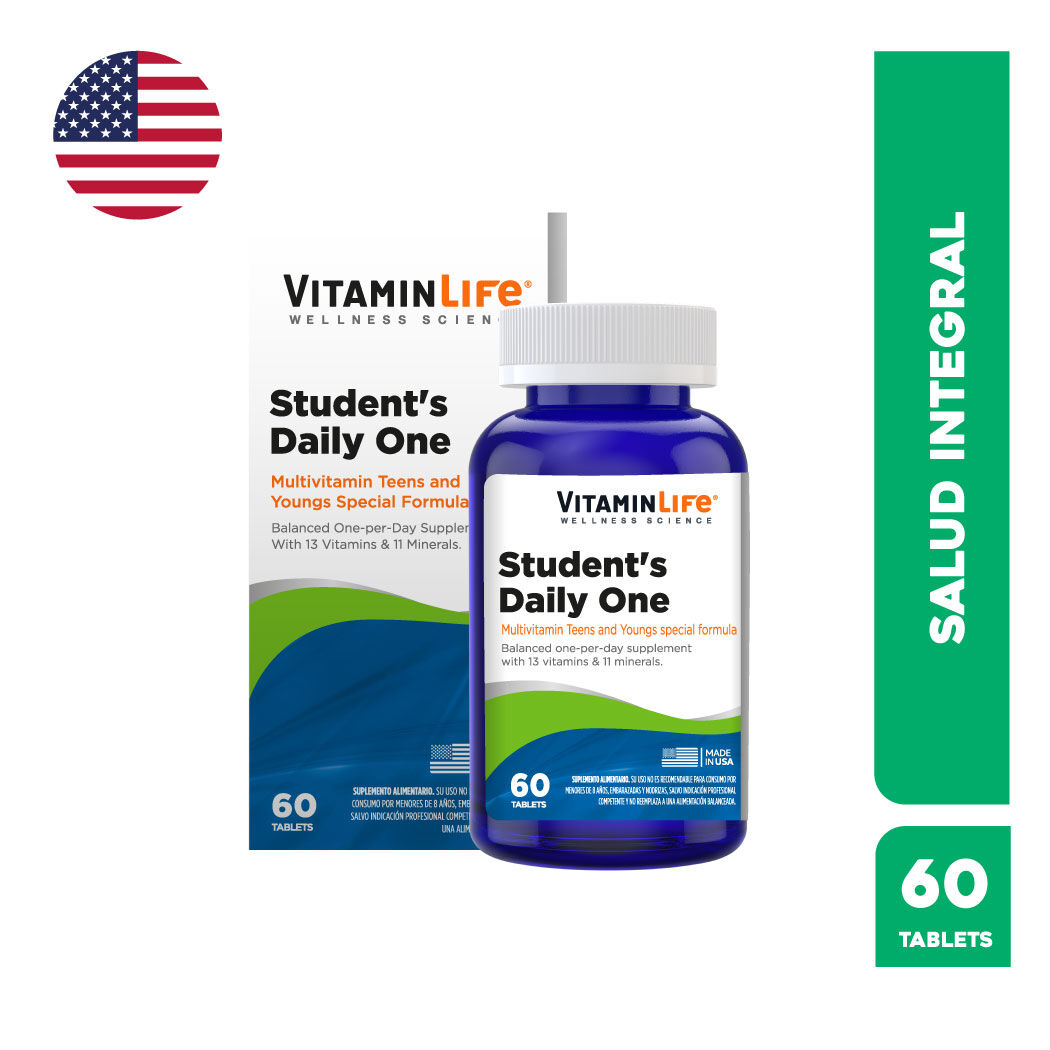 VitaminLife Multivitamínico Students Daily One 60 Cápsulas