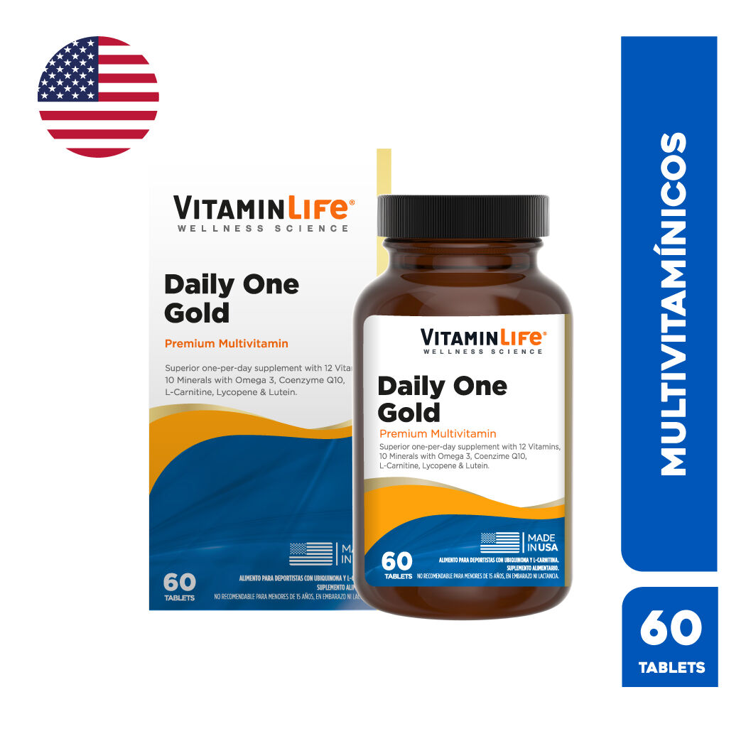 VitaminLife Multivitamínico Daily One Gold 60 Cápsulas