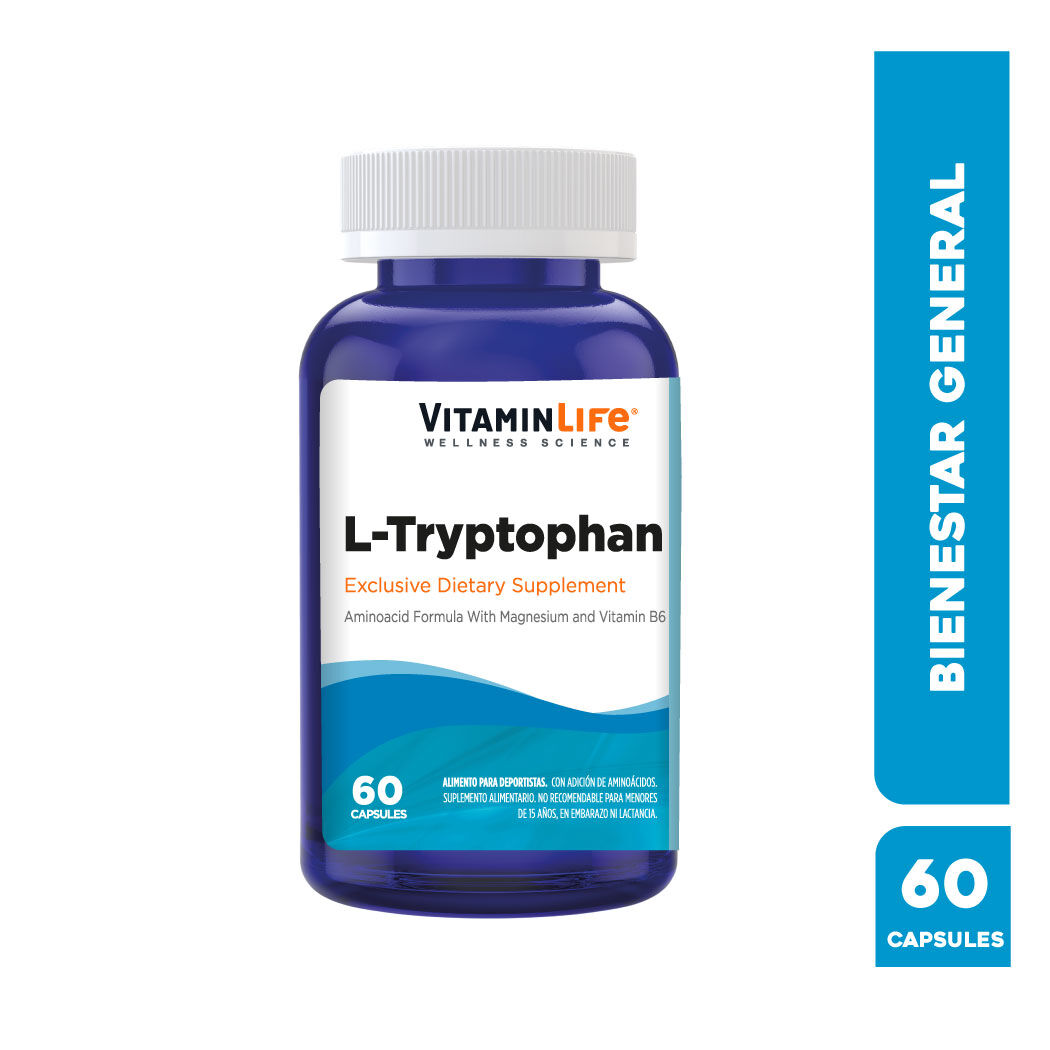 VitaminLife Triptofano 60 Cápsulas