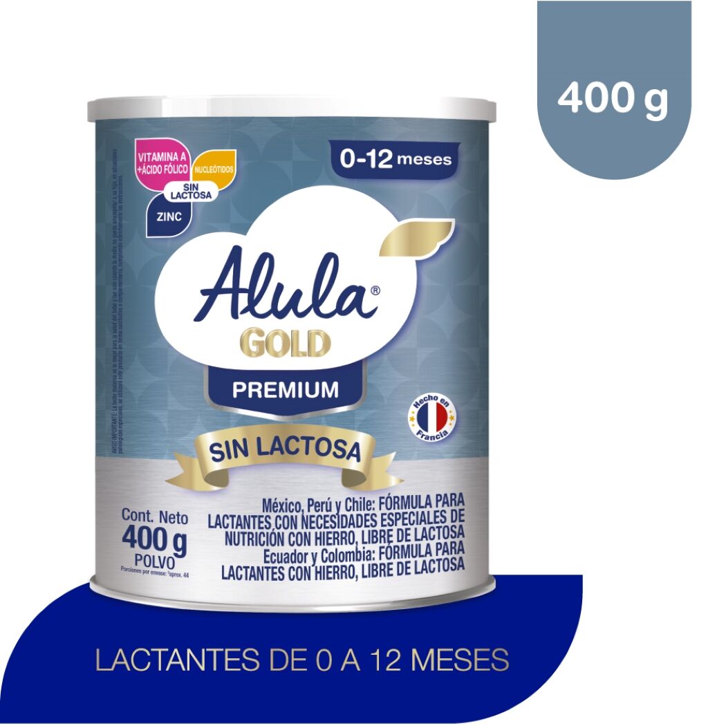 Alula Gold Sin Lactosa 400g (0 a 12 meses)