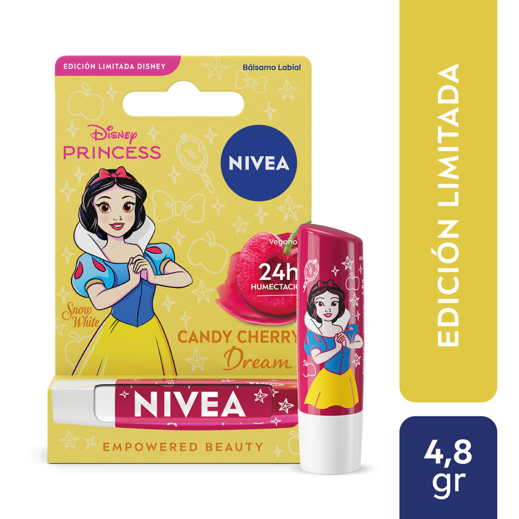 NIVEA Bálsamo Labial Edición Limitada Princesas Disney Blancanieves 4.8g