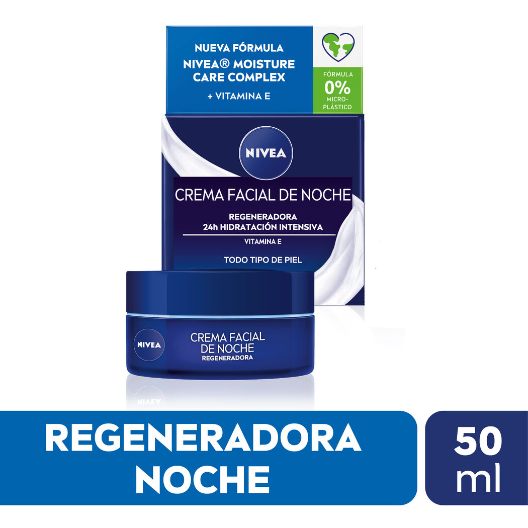 NIVEA Crema Regeneradora Hidratante Facial Noche 50ml