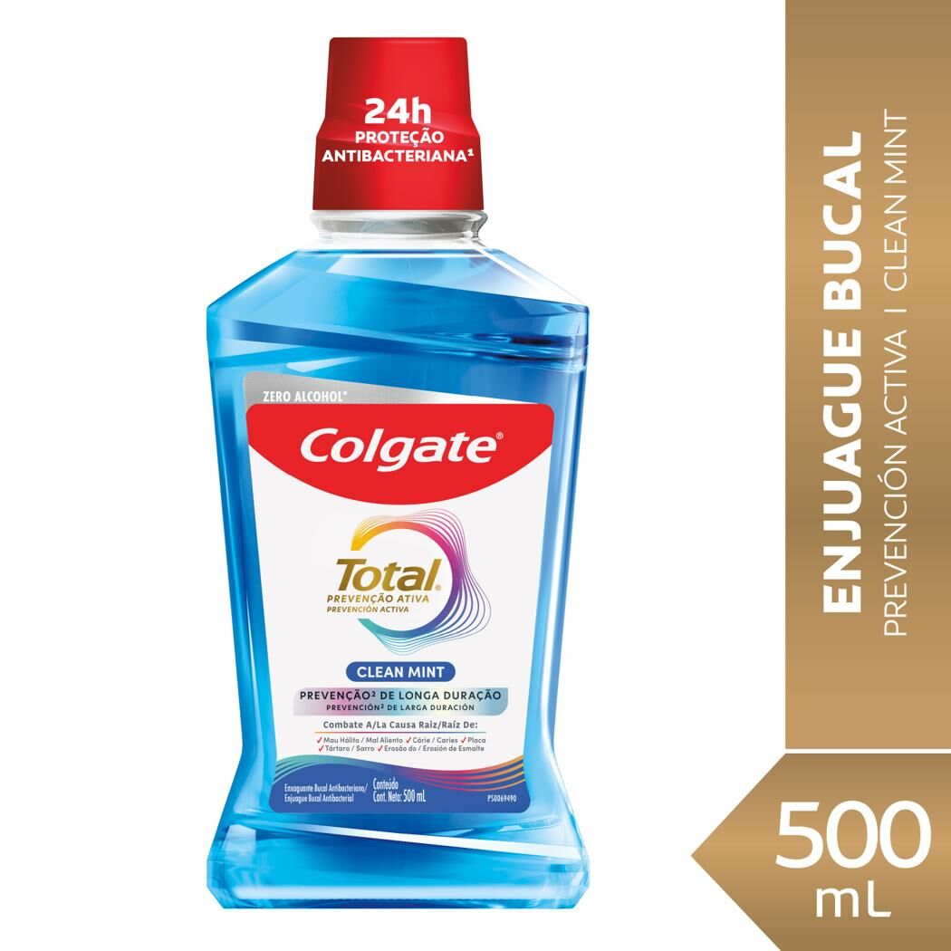 Enjuague Bucal Colgate Total Clean Mint 500ml