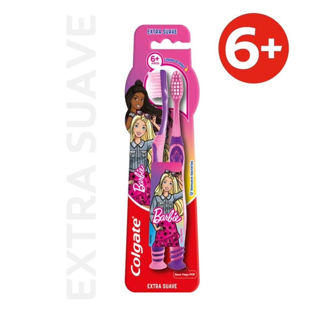 Cepillo de Dientes Colgate Smiles Barbie 2 Unidades