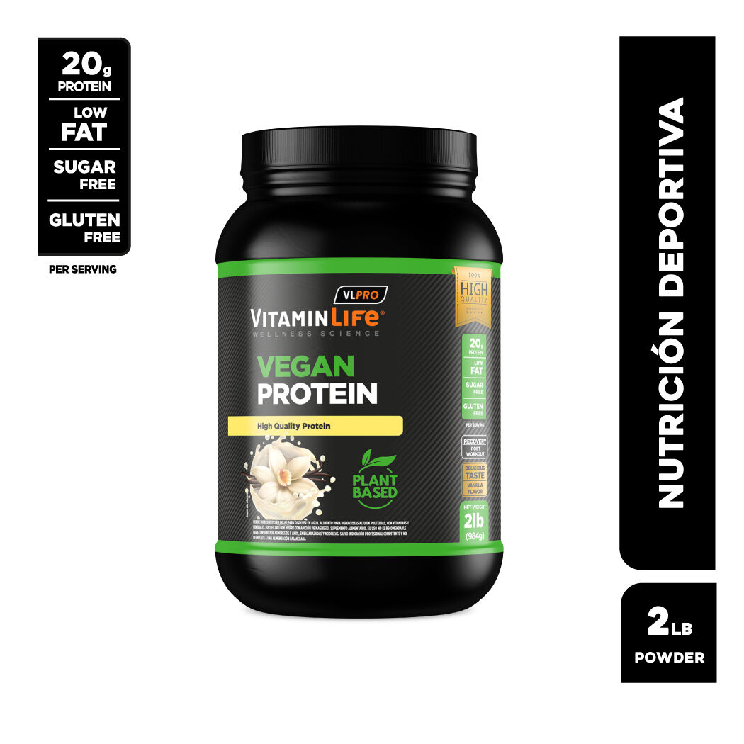 VitaminLife Vegan Protein Vanilla 2Lb