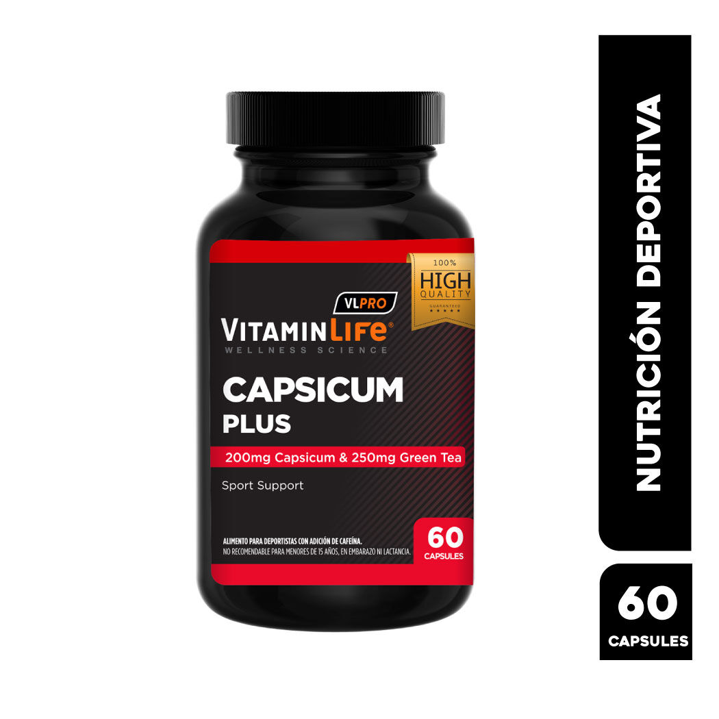 VitaminLife Capsicum Plus 60 Cápsulas