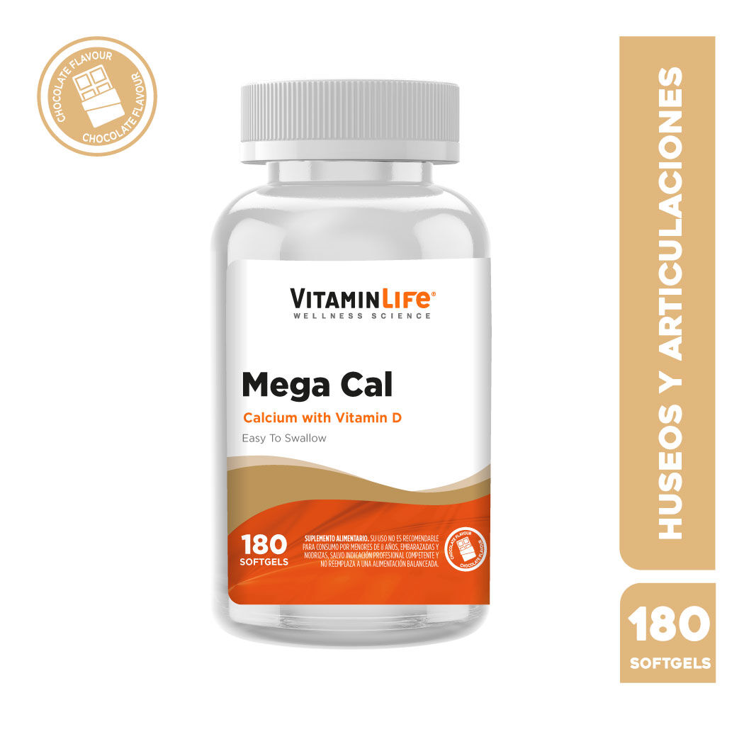 Vitamin Life Megacal Softgel 180 Chewable Tablets