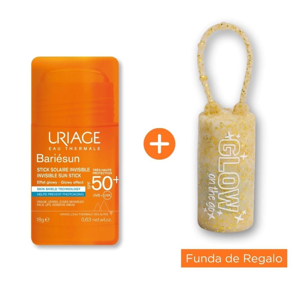 Protector Solar Stick Invisible SPF50+ con funda Glow