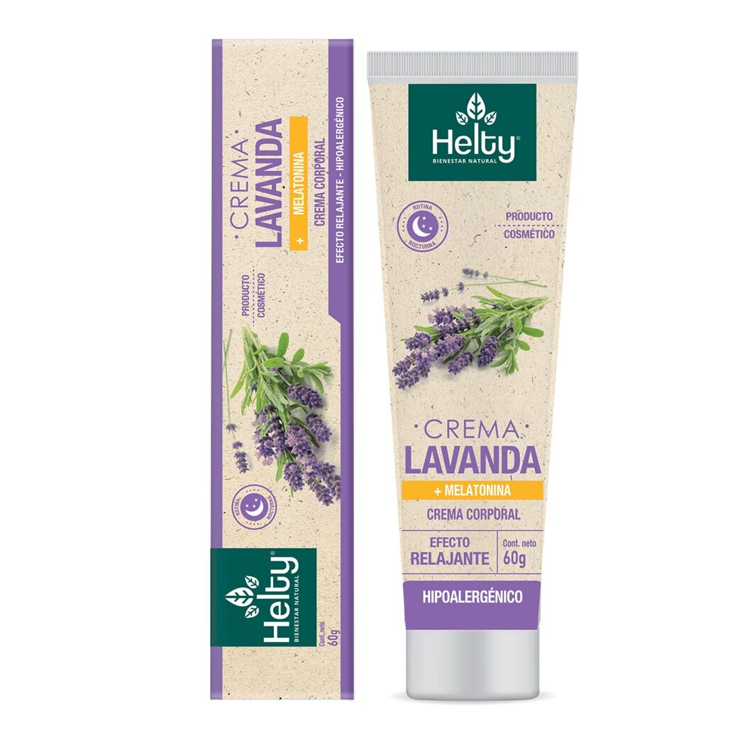 Helty Crema Corporal Lavanda con Melatonina