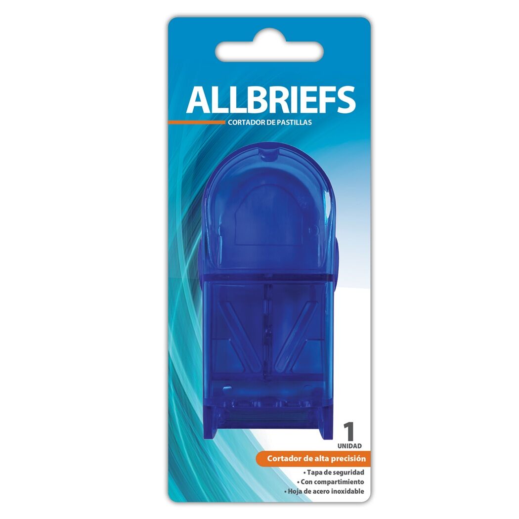 Allbriefs Cortador De Pastillas Color Azul