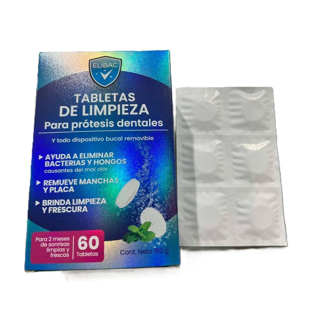 Tabletas de Limpieza para Prótesis Dentales