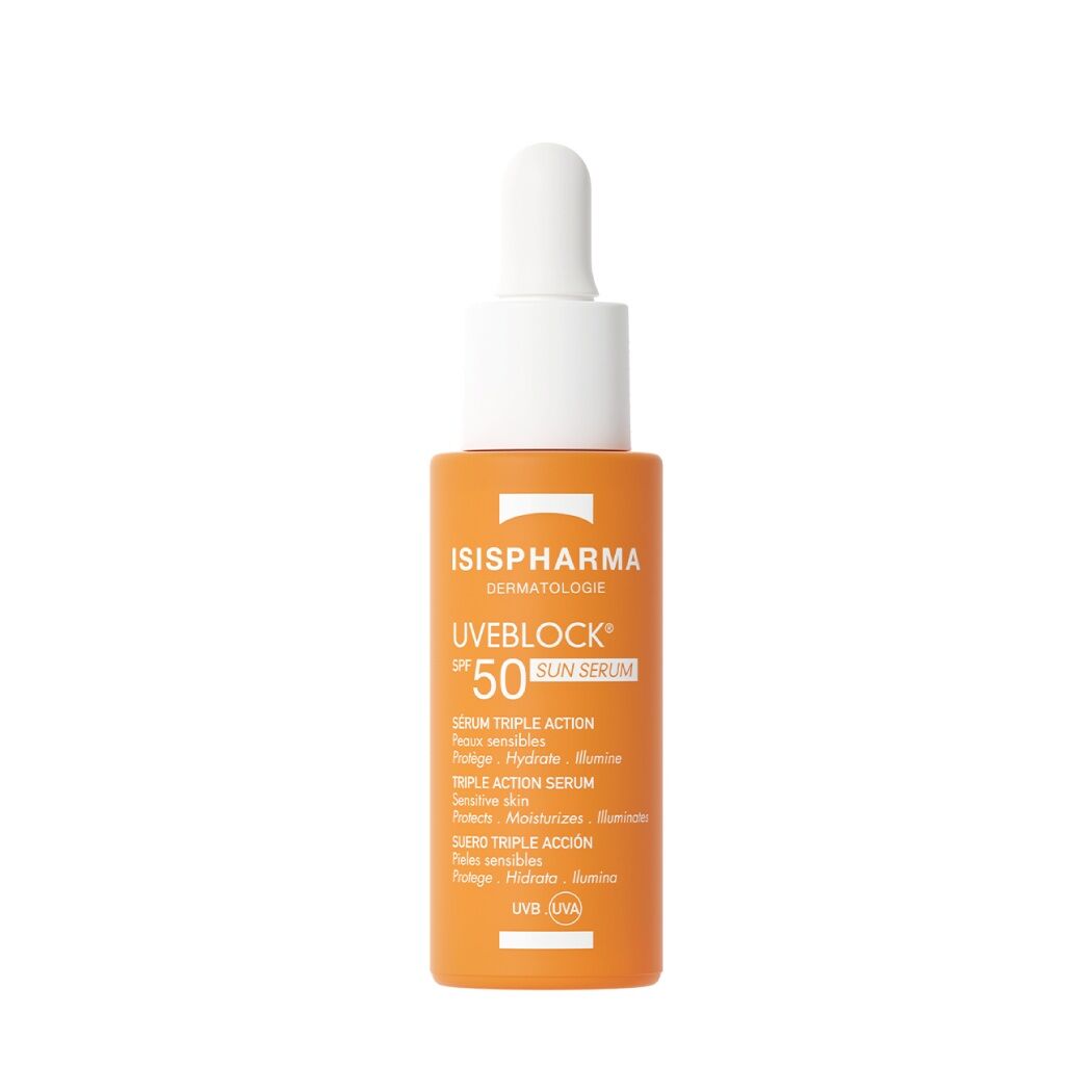 UVEBLOCK Sun Serum SPF50 Serum protector hidratante 3 EN 1