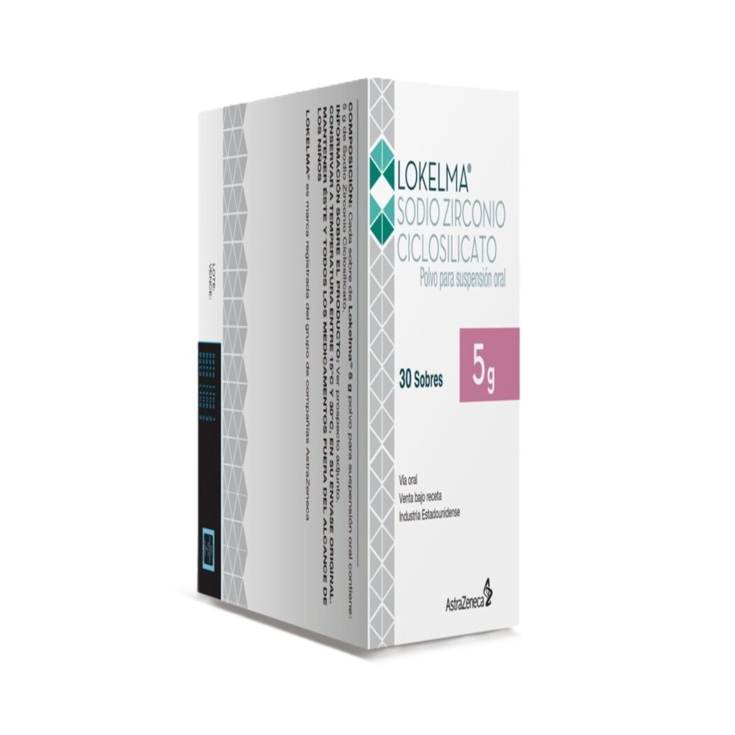 Lokelma 5g Polvo Suspensión Polvo Oral 30 Sobres
