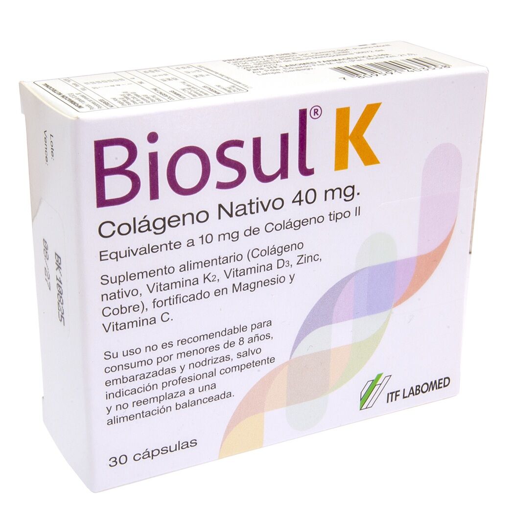 Biosul K 30 Cápsulas