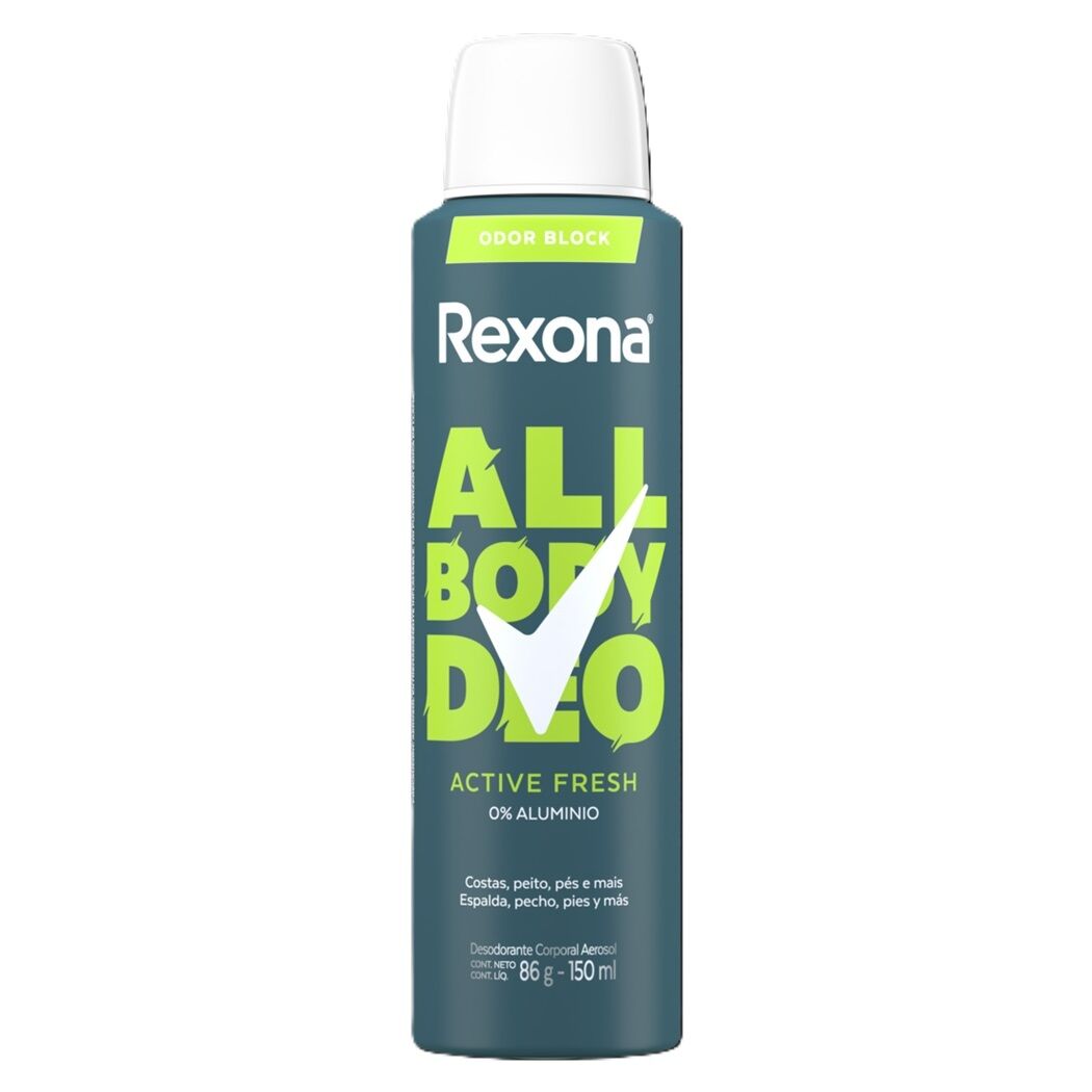 Rexona Man Desodorante Aerosol Active 150ml
