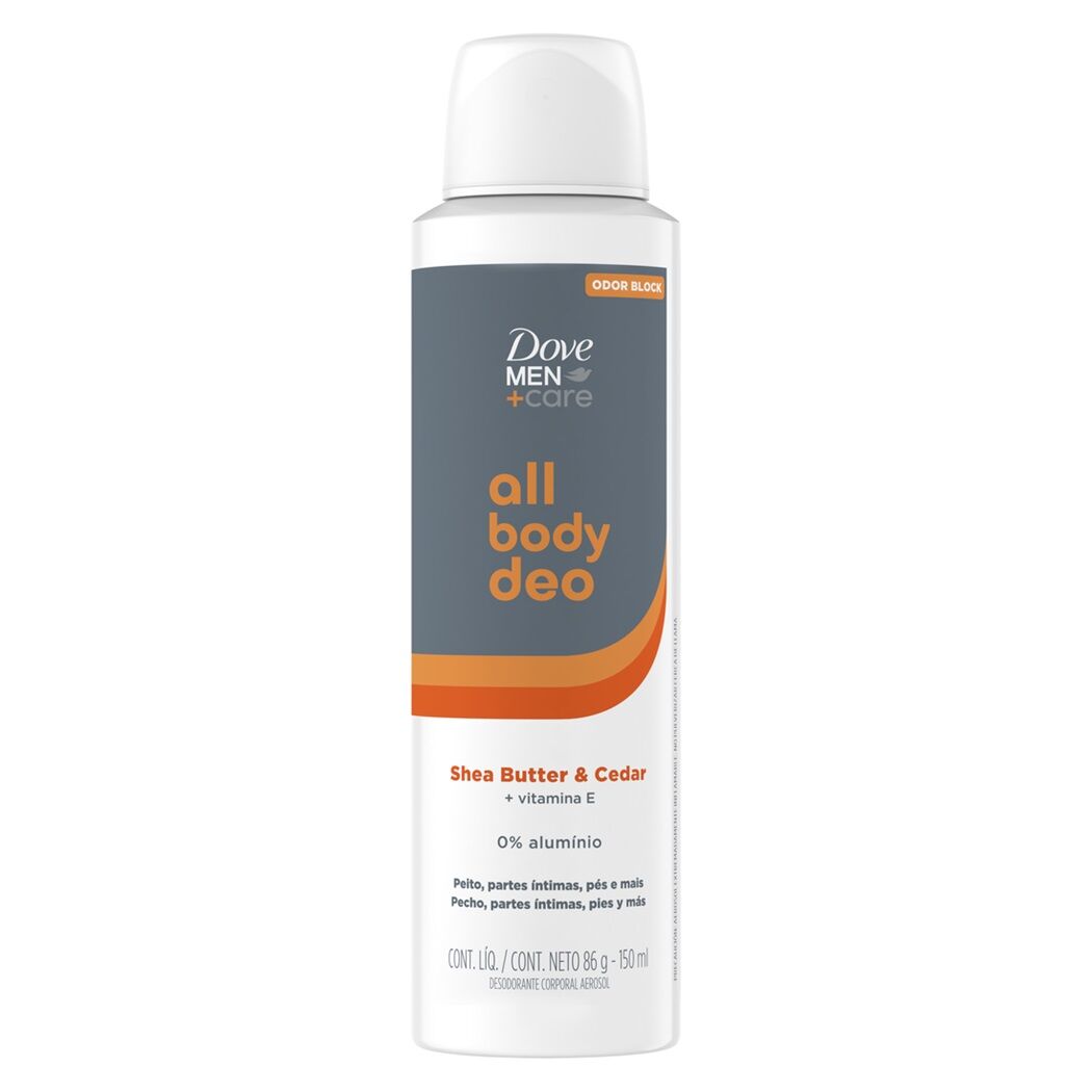 Dove Men Desodorante Aerosol Shea Cedar 150ml
