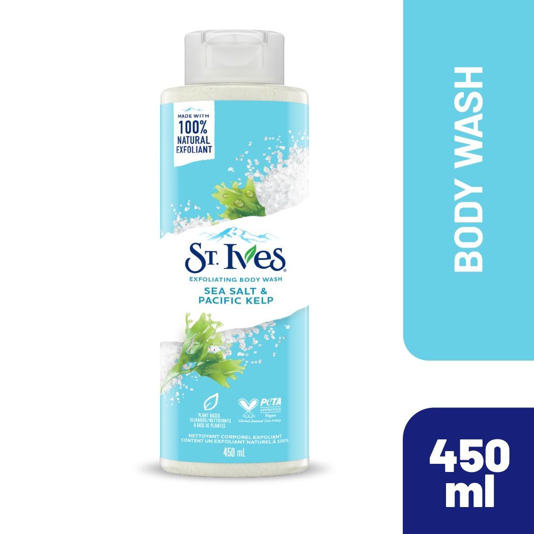 St Ives Jabón Corporal Sal Mar Exfoliante 450ml