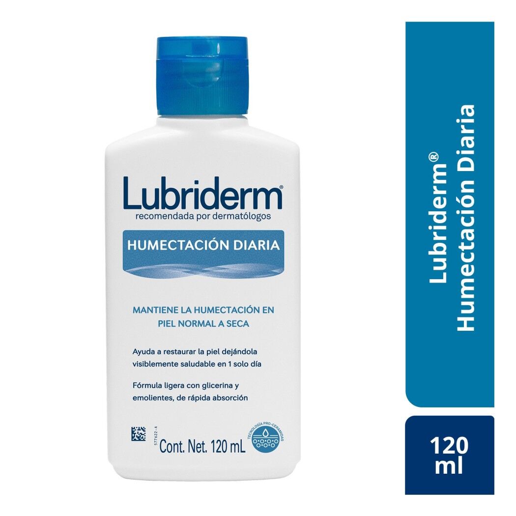 Crema corporal LUBRIDERM® Humectación Diaria 120ml