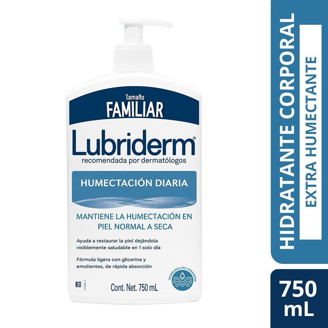 Crema corporal LUBRIDERM® Humectación Diaria 750ml