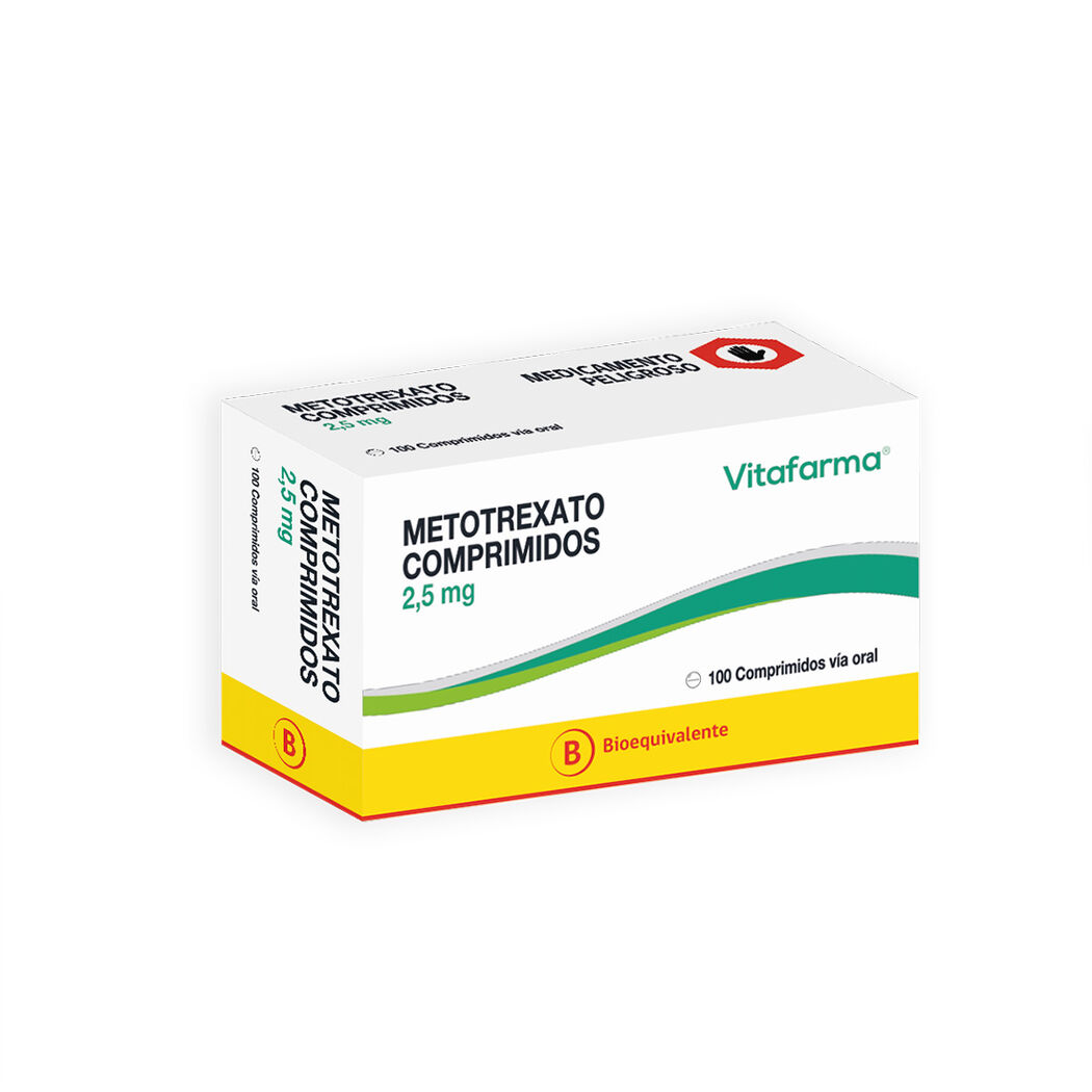 Metotrexato (B) 2.5mg 100 Comprimidos