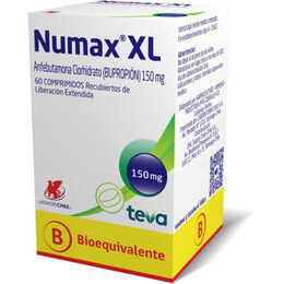 Numax XL (B) Anfebutamona 150mg 60 Comprimidos Liberación Prolongada