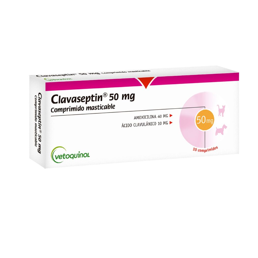 Clavaseptin 50mg 10 Comprimidos