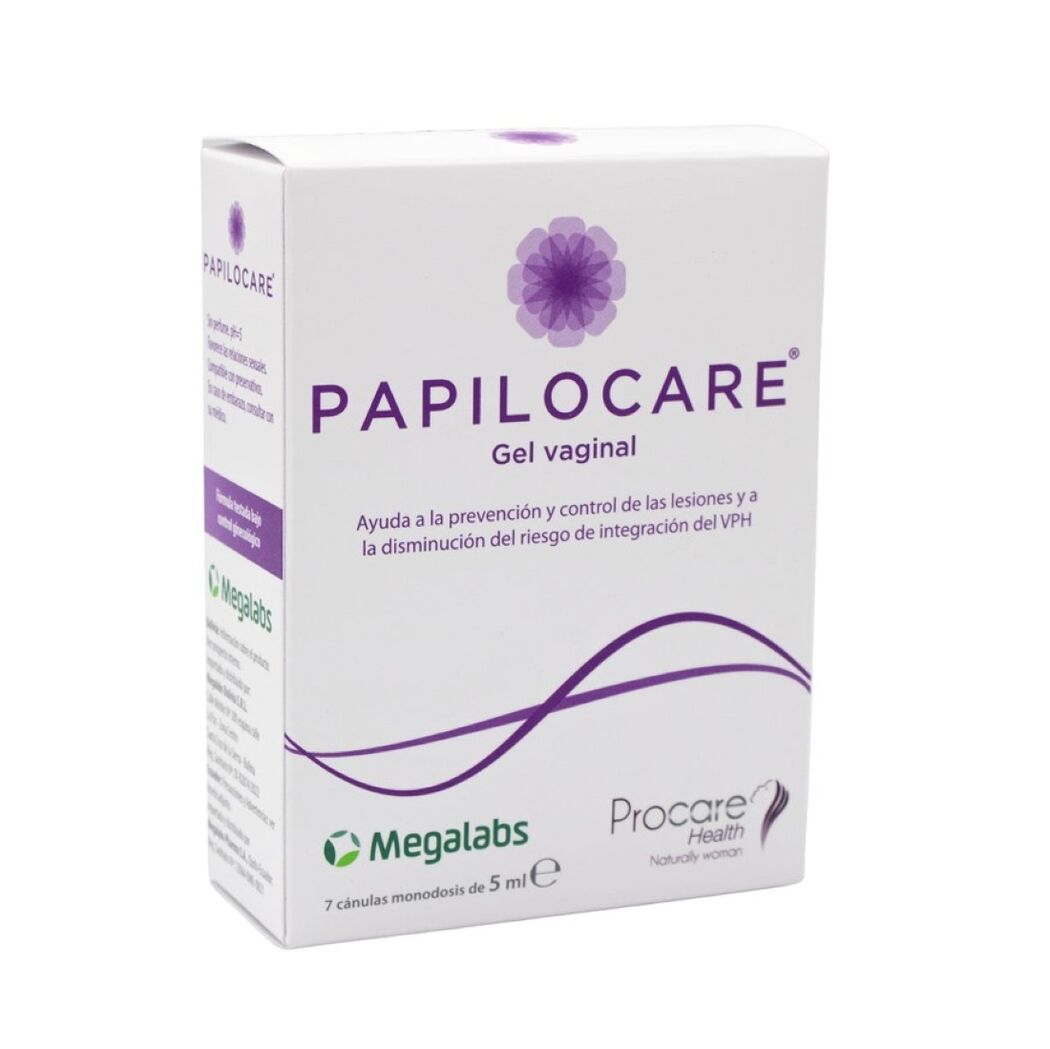 Papilocare Gel Vaginal 7 Cánulas