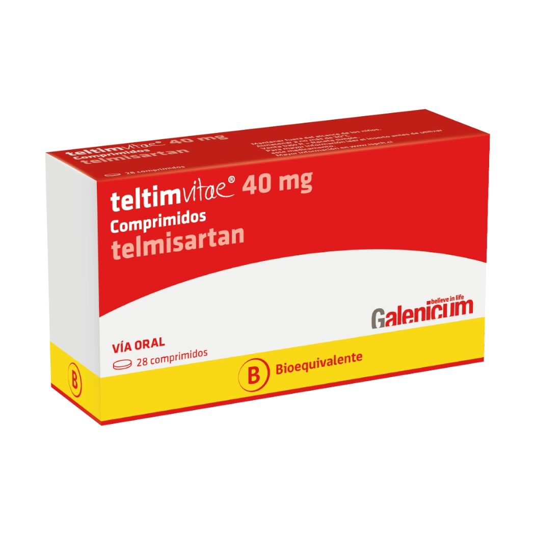 Teltimvitae (B) Telmisartan 40mg 28 Comprimidos