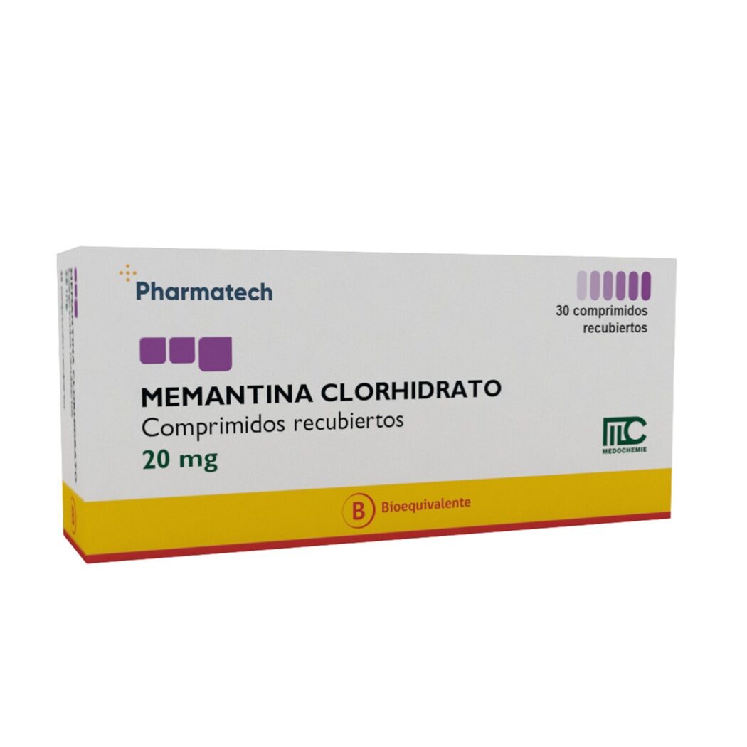 Memantina (B) 20mg 30 Comprimidos Recubiertos