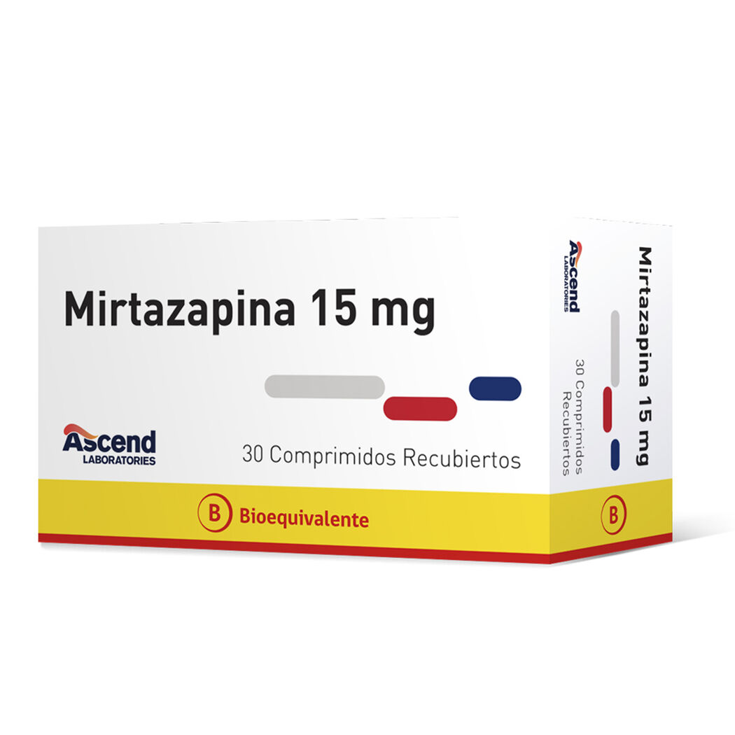 Mirtazapina (B) 15mg 30 Comprimidos Recubiertos