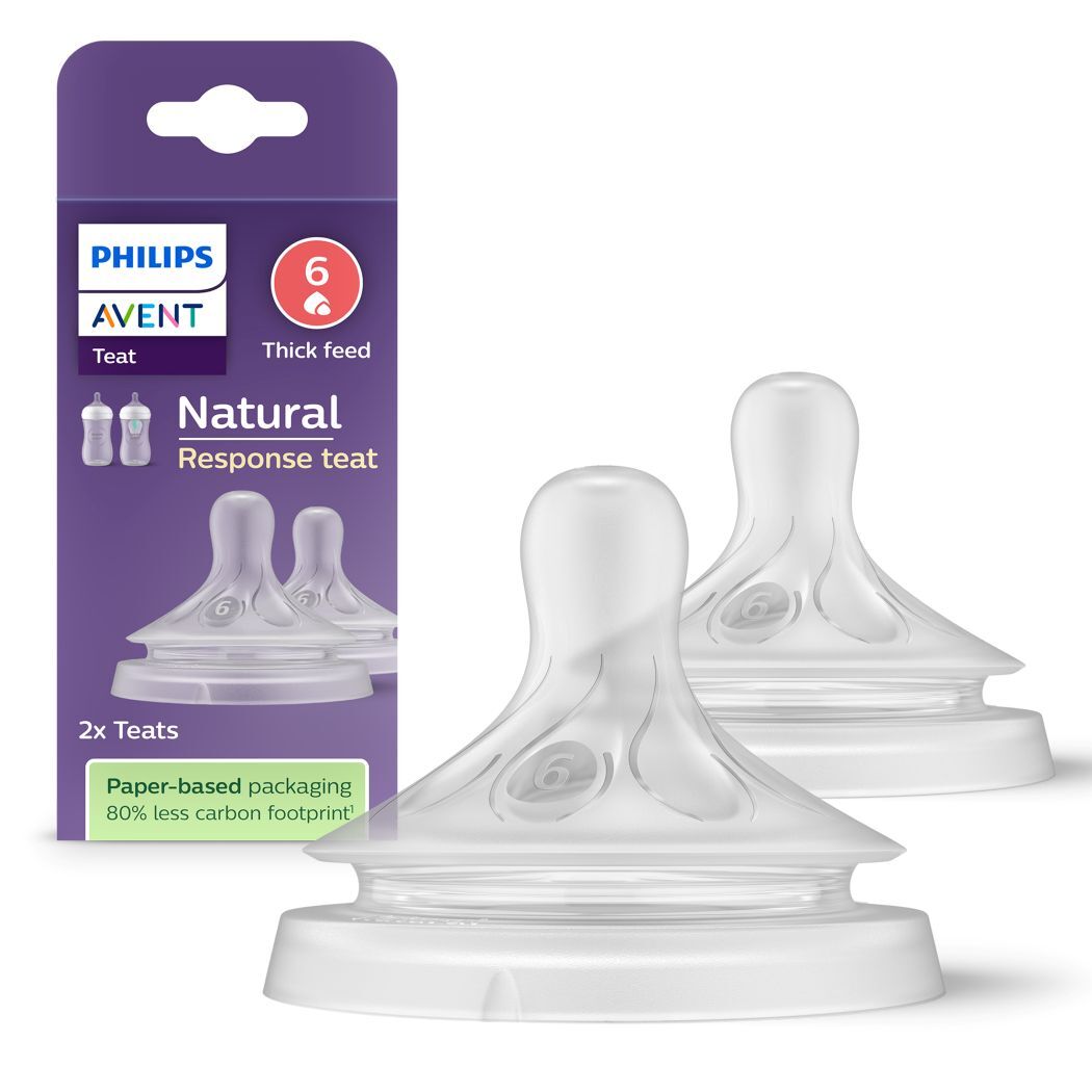 Tetina Avent Natural  Flujo Espeso 6m+ SCY966/02