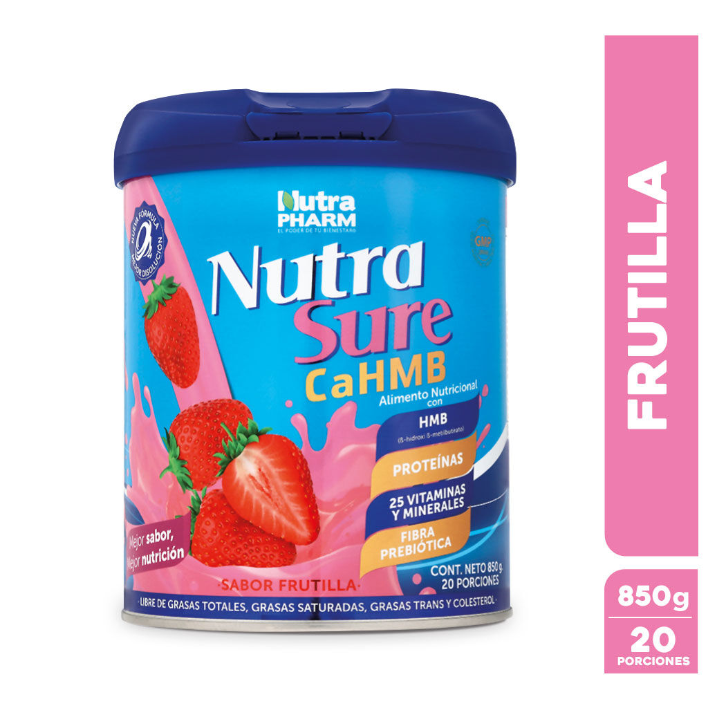 Nutrasure CaHMB Sabor Frutilla 850g