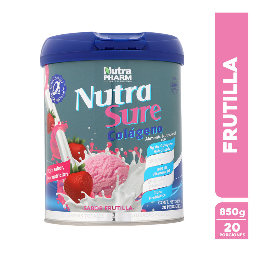Nutrasure Colágeno Sabor Frutilla 850g