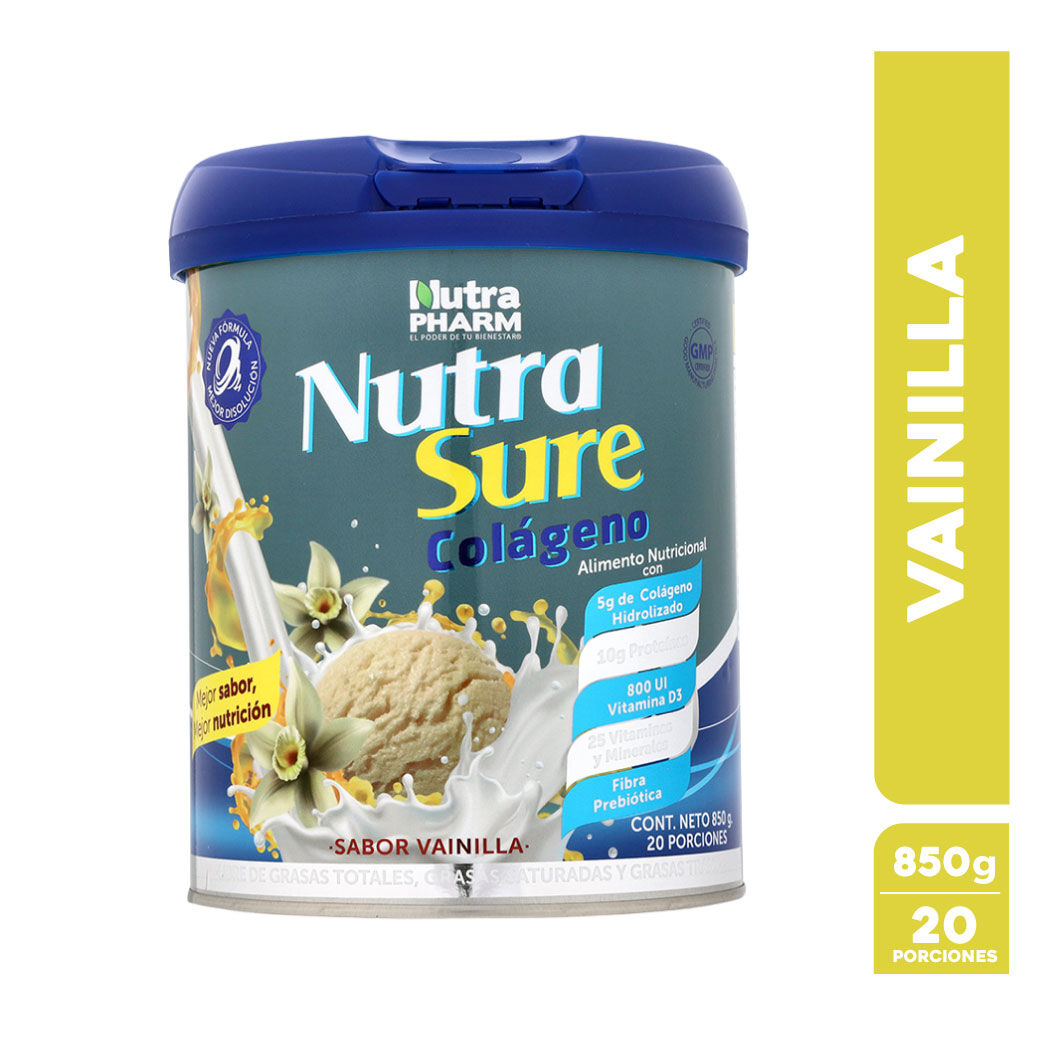 Nutrasure Colágeno Sabor Vainilla 850g