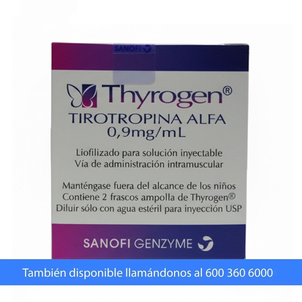 Thyrogen 0.9mg/ml Polvo para Inyectable 2 Ampollas