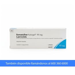 Somatuline Lanreoatida 90mg/0.3ml Inyectable 1 Jeringa Prellenada