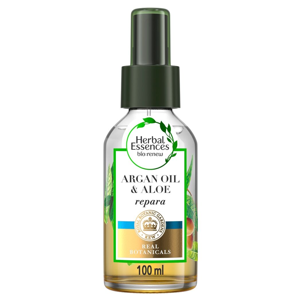 Aceite Para El Cabello Herbal Essences Bio:Renew Aceite Argán & Aloe 100ml