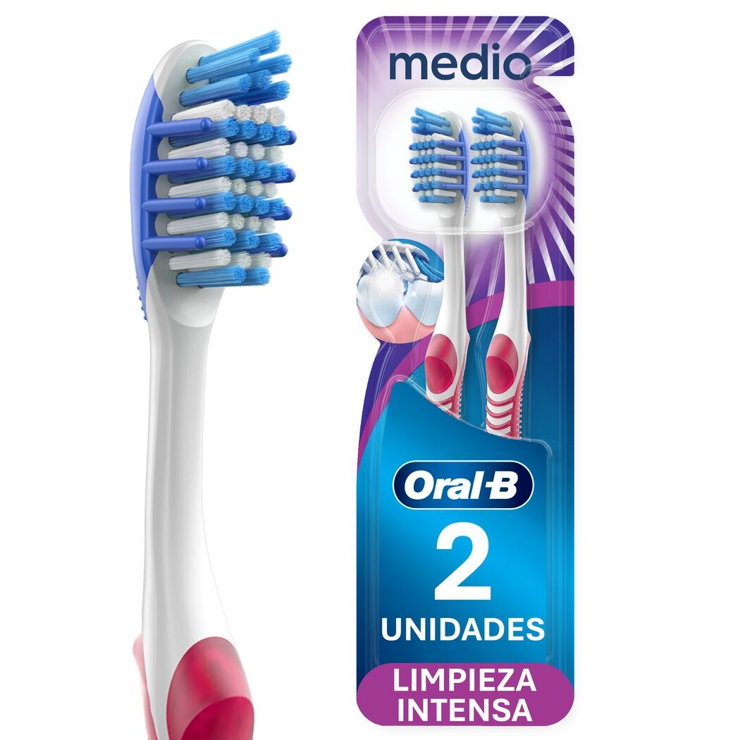 Cepillo de Dientes Oral-B 3D White Radiant 2 Unidades