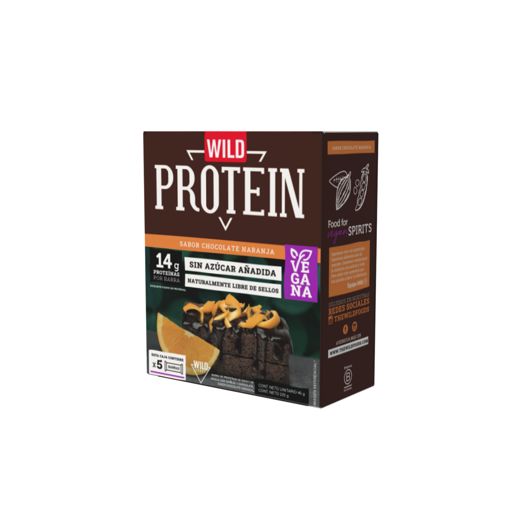 Wild Protein Barra de Naranja Bitter
