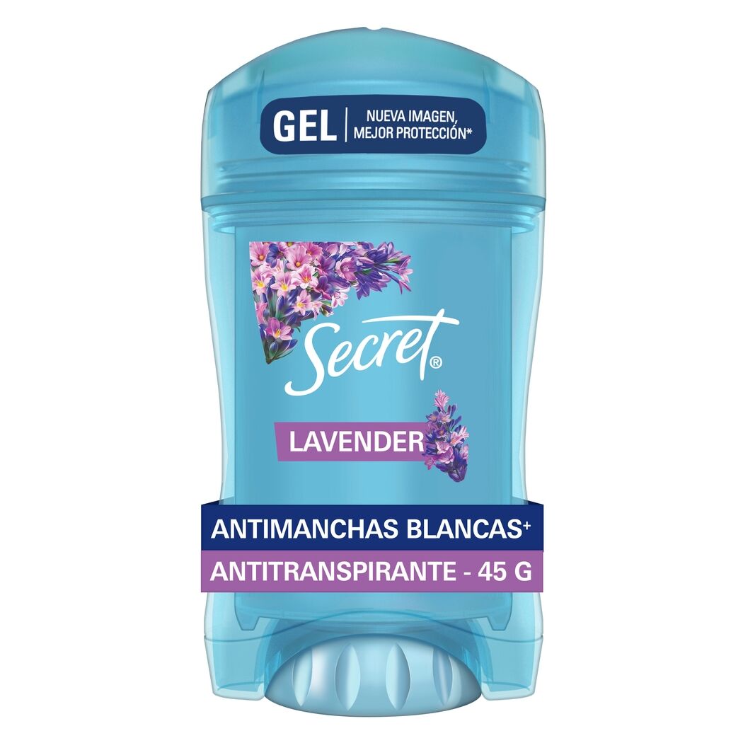 Desodorante Antitranspirante en Gel Secret pH Balanced Lavender 45g