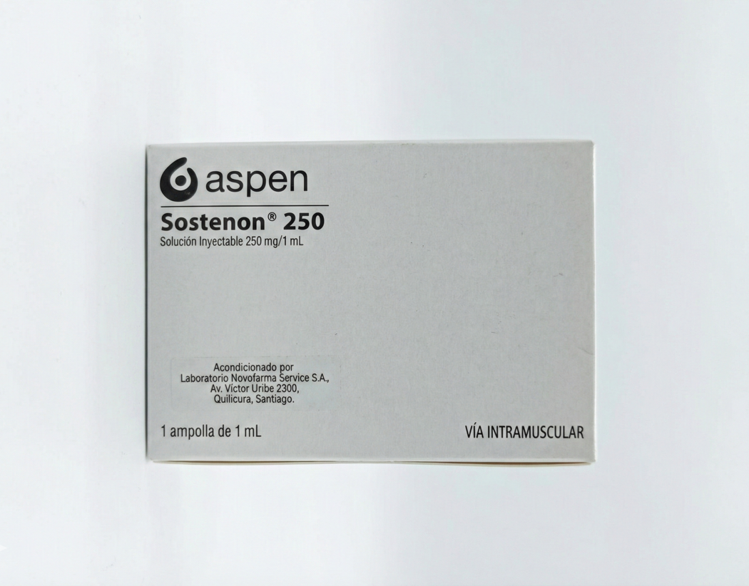 Sostenon Testosterona 250mg/ml Inyectable 1 Ampolla
