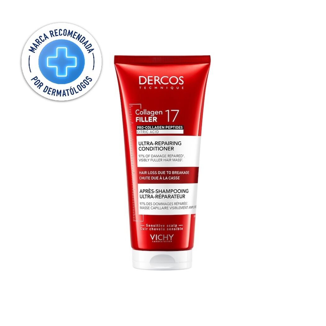 Dercos Collagen 17 Filler Ultra reparador Acondicionador 200ml